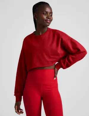 Fresh Sporty LuxeFleece Boxy Pullover