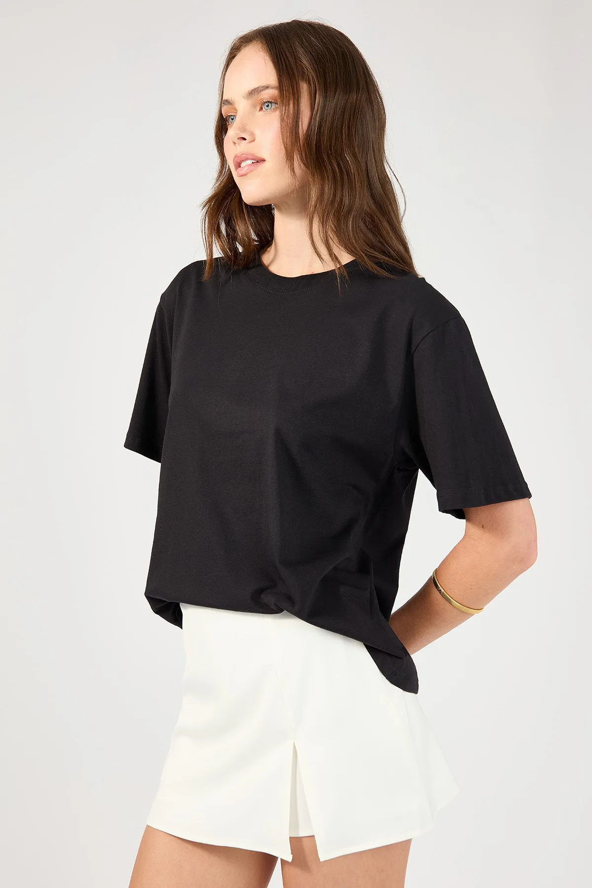 Metallic Finish Perfect Stranger Solari Skort White