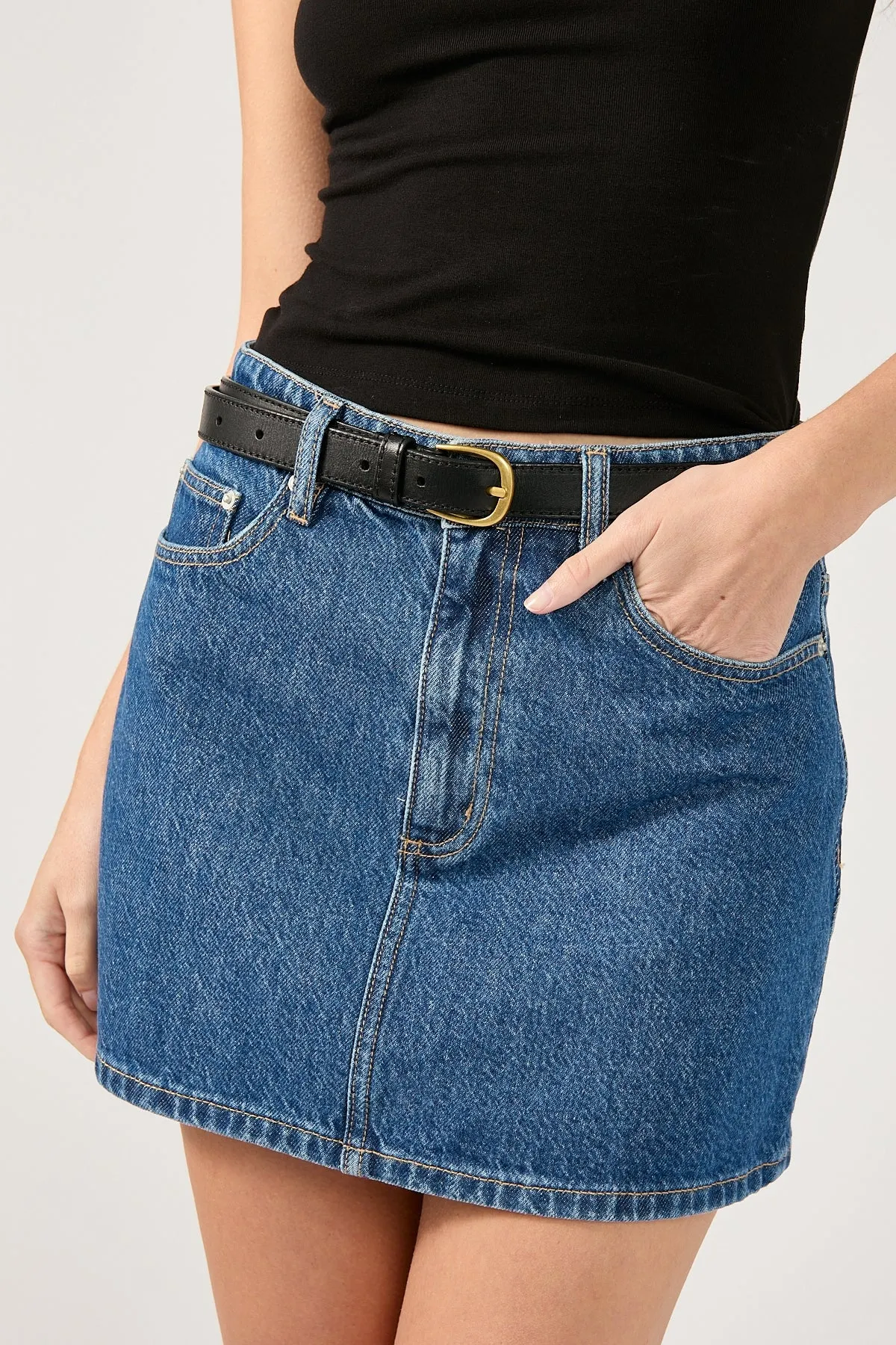 Casual Comfort Lee Relaxed Mini Skirt Blue Dreamer