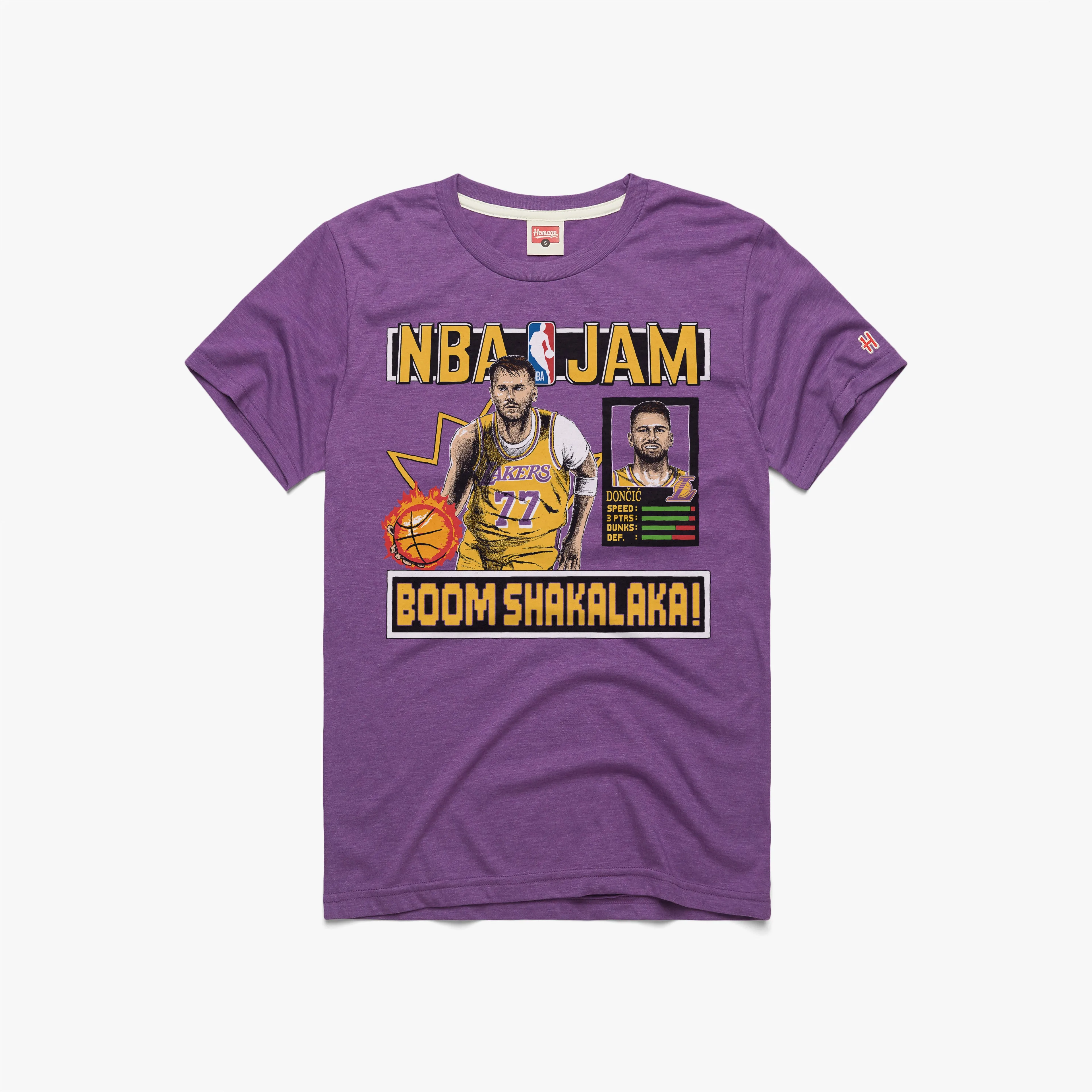 NBA Jam Lakers Luka Doncic Sleek Performance Fit