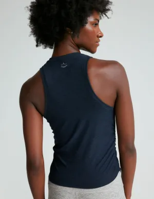 Purple workout gear Featherweight Your Fit Shirred Tank