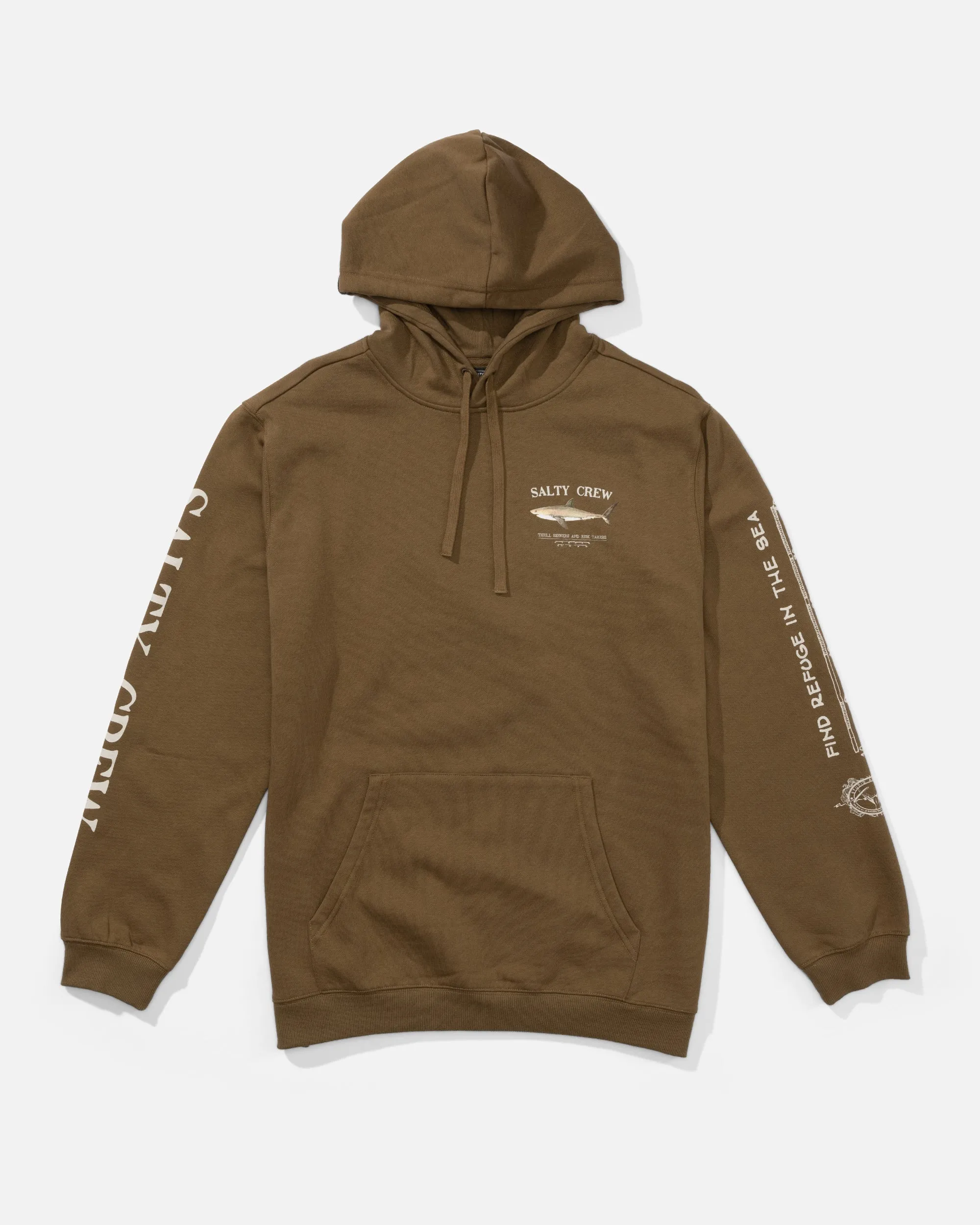 Outdoor Ready Earth Tones Bruce Fleece Hoodie - Teak