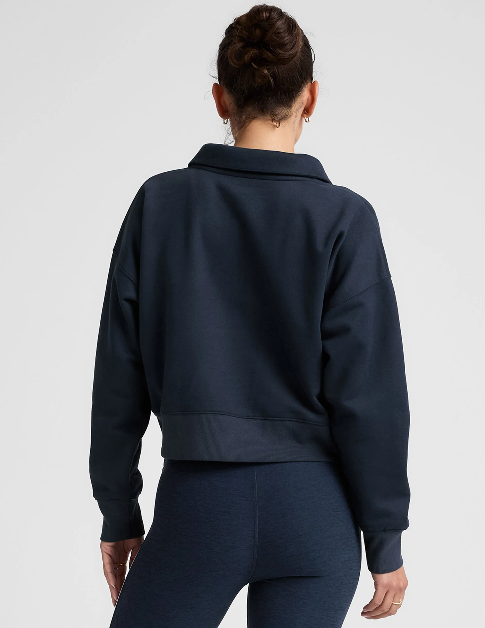 LuxeFleece Collared Sweatshirt Fashion Hoodie Comfort Design