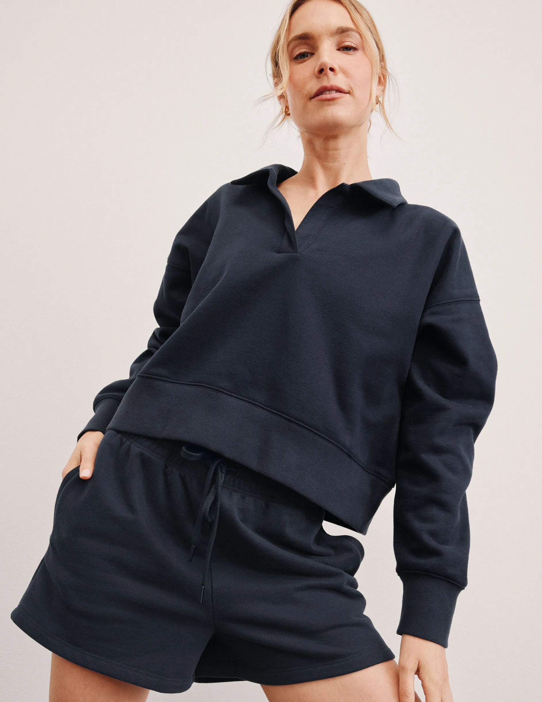 Gift worthy product urban style quotient LuxeFleece Collared Sweatshirt