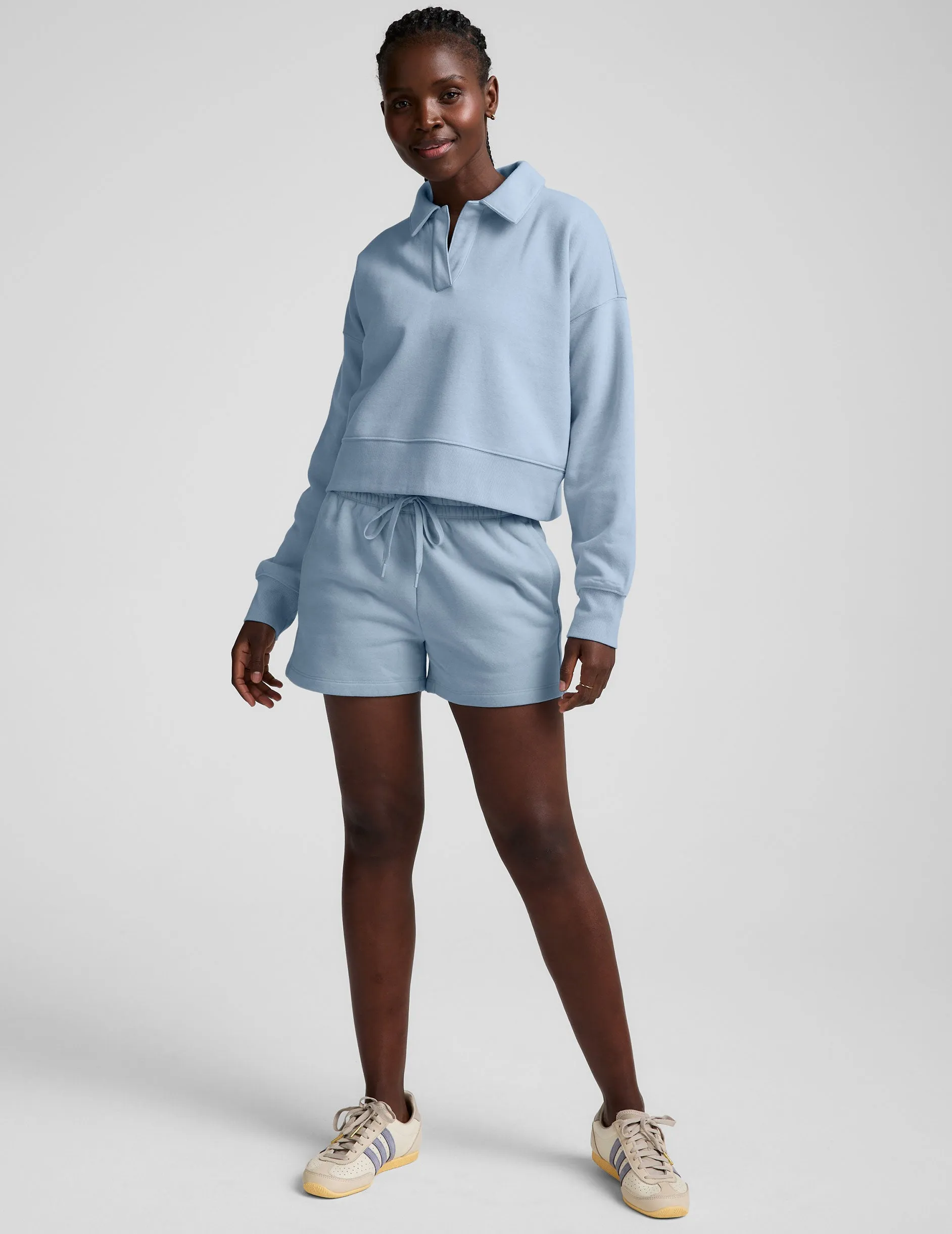 product customization flexibility Core Bold LuxeFleece Collared Sweatshirt