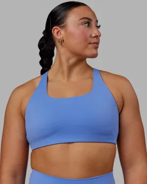 Aspire Sports Bra - Ultramarine Fashionable Flatlock stitching