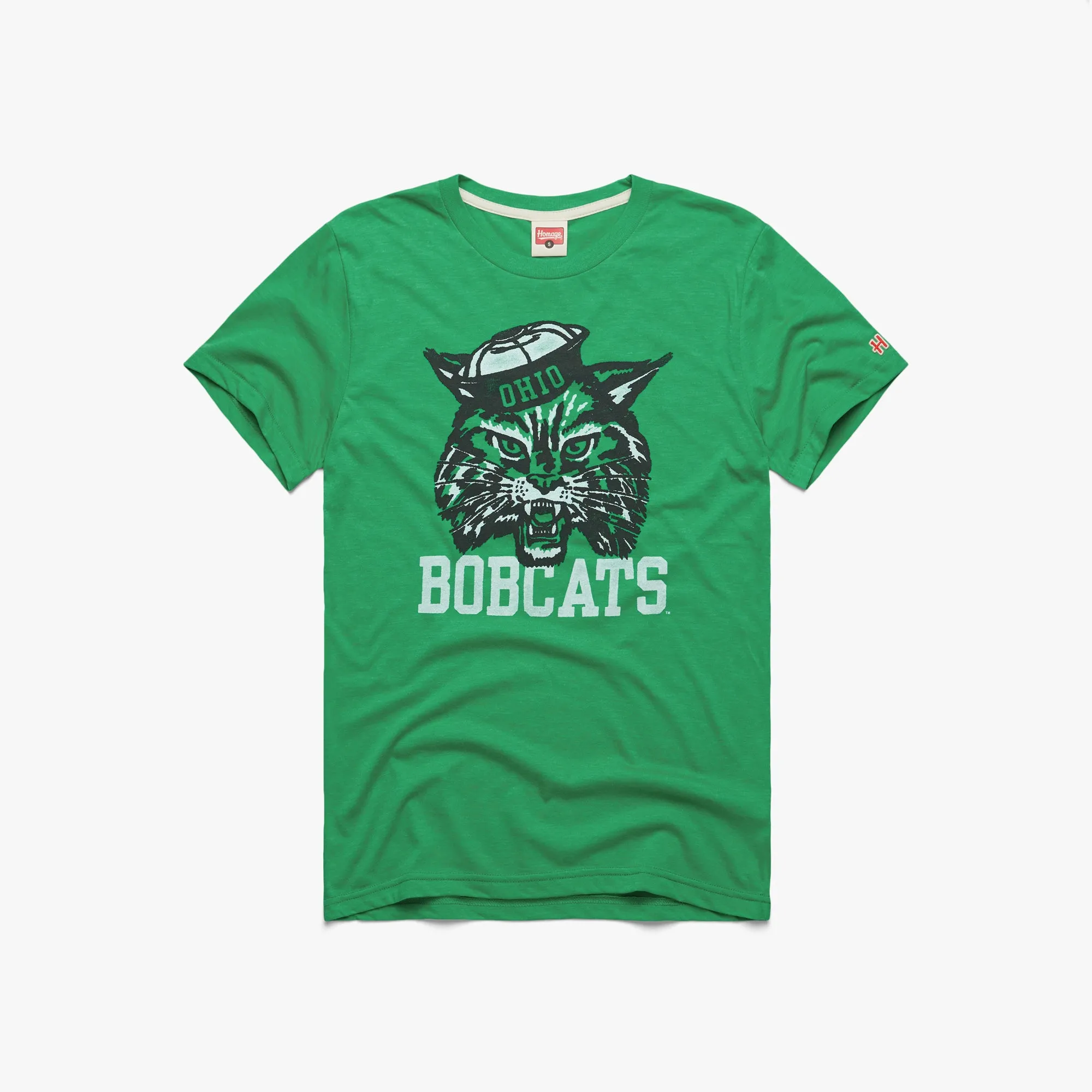 Bobcats Green And White Lightweight Weave Temperature Regulating