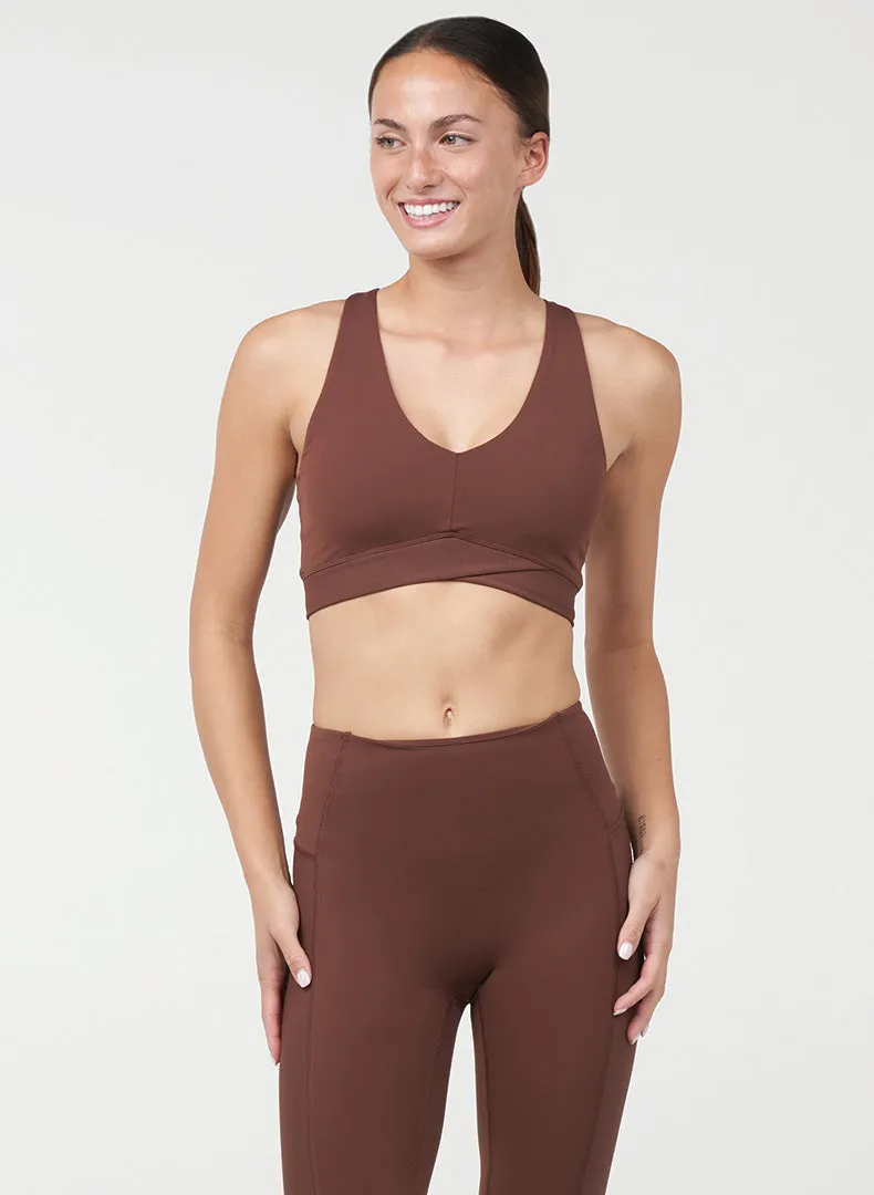 Endure Rib Inset Bra Comfortable Wear Body-Shaping Fit