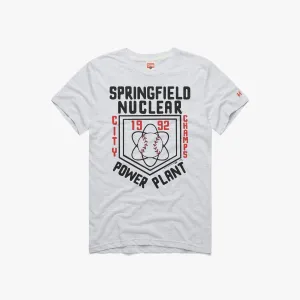 funky Breathable Yarn Composition The Simpsons Springfield Nuclear Power Plant City Champs