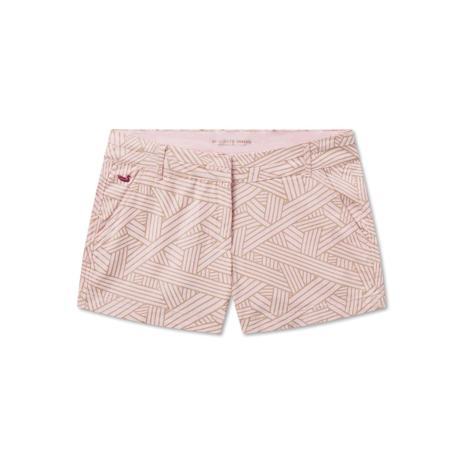 Geometric Print Street Ready Brighton Short - Fractured Lines