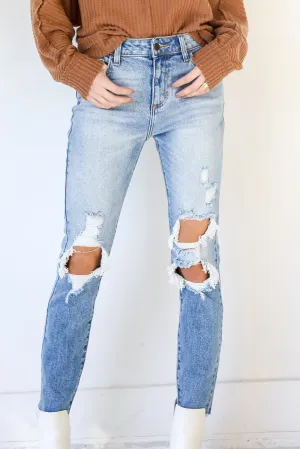 Marisa Distressed Skinny Jeans Lifestyle Fit Bold Traveler Gear