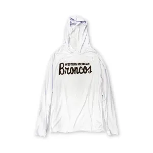 Athleisure Wear Western Michigan Script Broncos Cooling Performance Hoodie