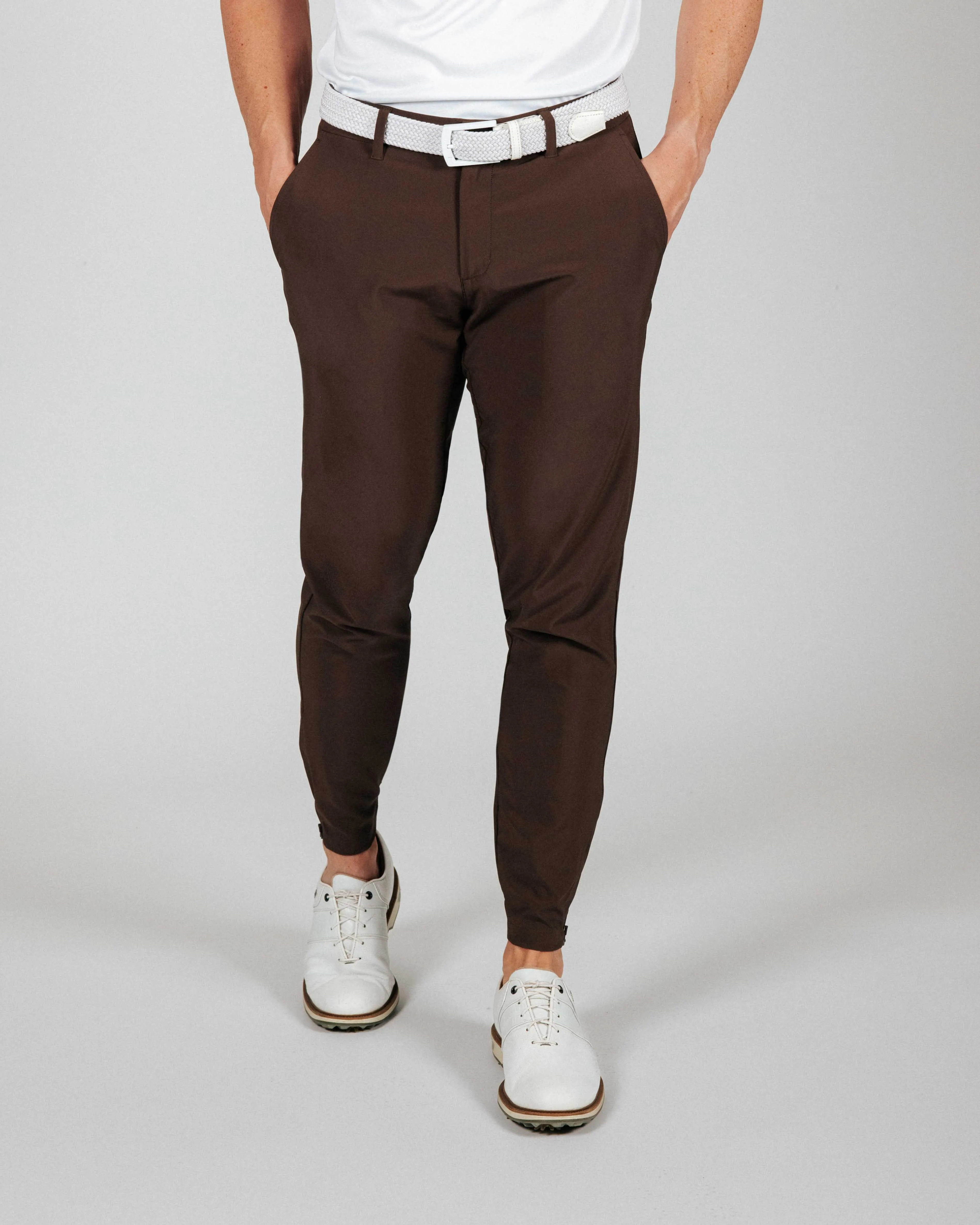 Men's Brown Golf Jogger Active Leggings