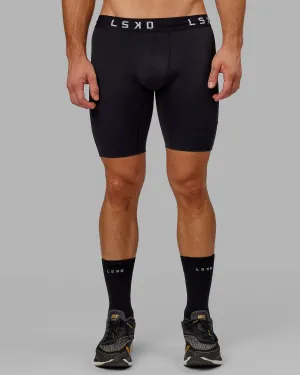 Men's Perform Short Tight - Black Skinny Fit