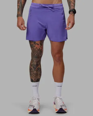 UltraAir 5" Lined Performance Short - Dahlia Purple Wrinkle Resistant Finish Easy Breezy