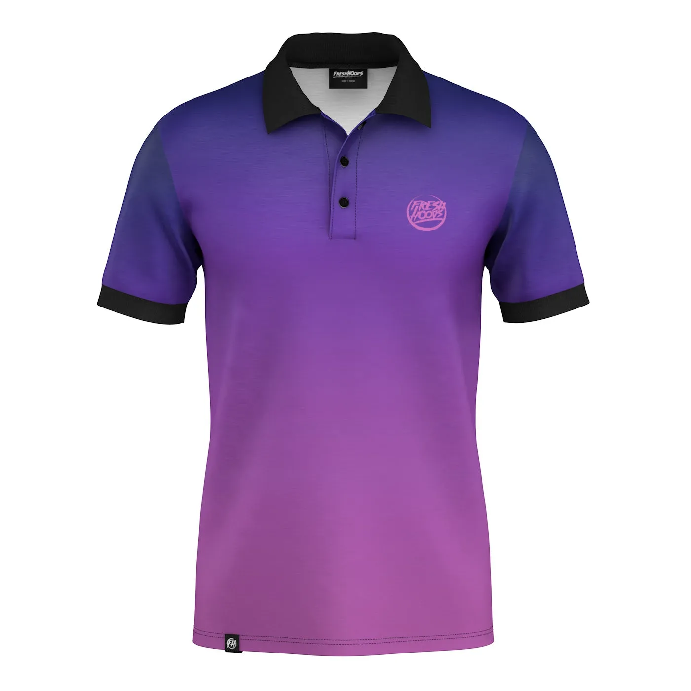 Versatile Design Off Purple Polo Shirt