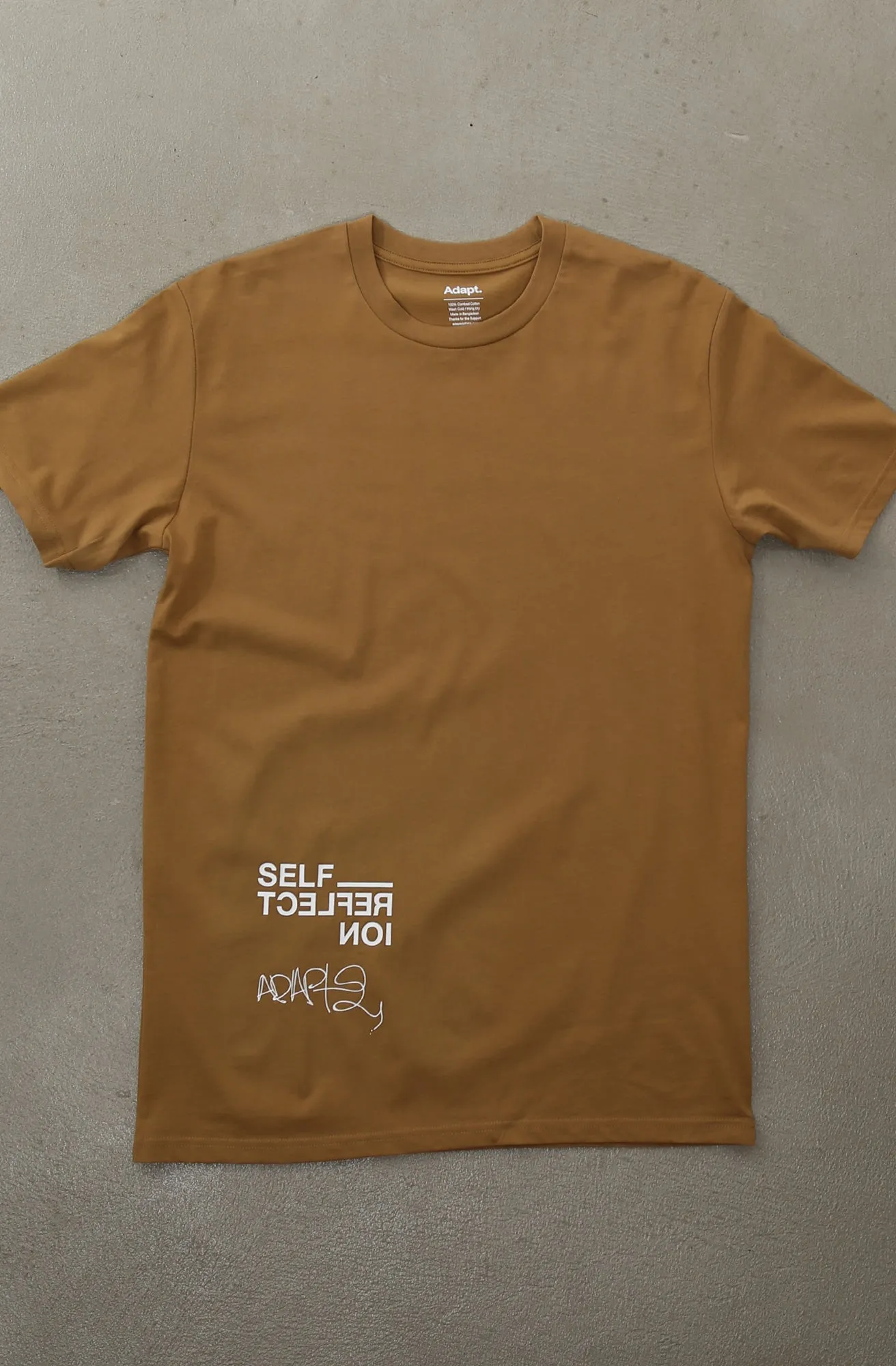 Self Reflect (Men's Camel A1 Tee) Active Fashion