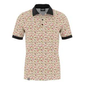 Mushroom Polo Shirt Stylish Layer Ventilated Side Gussets