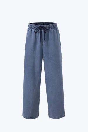 Drawstring Pants - Denim Casual Days Textured Bold