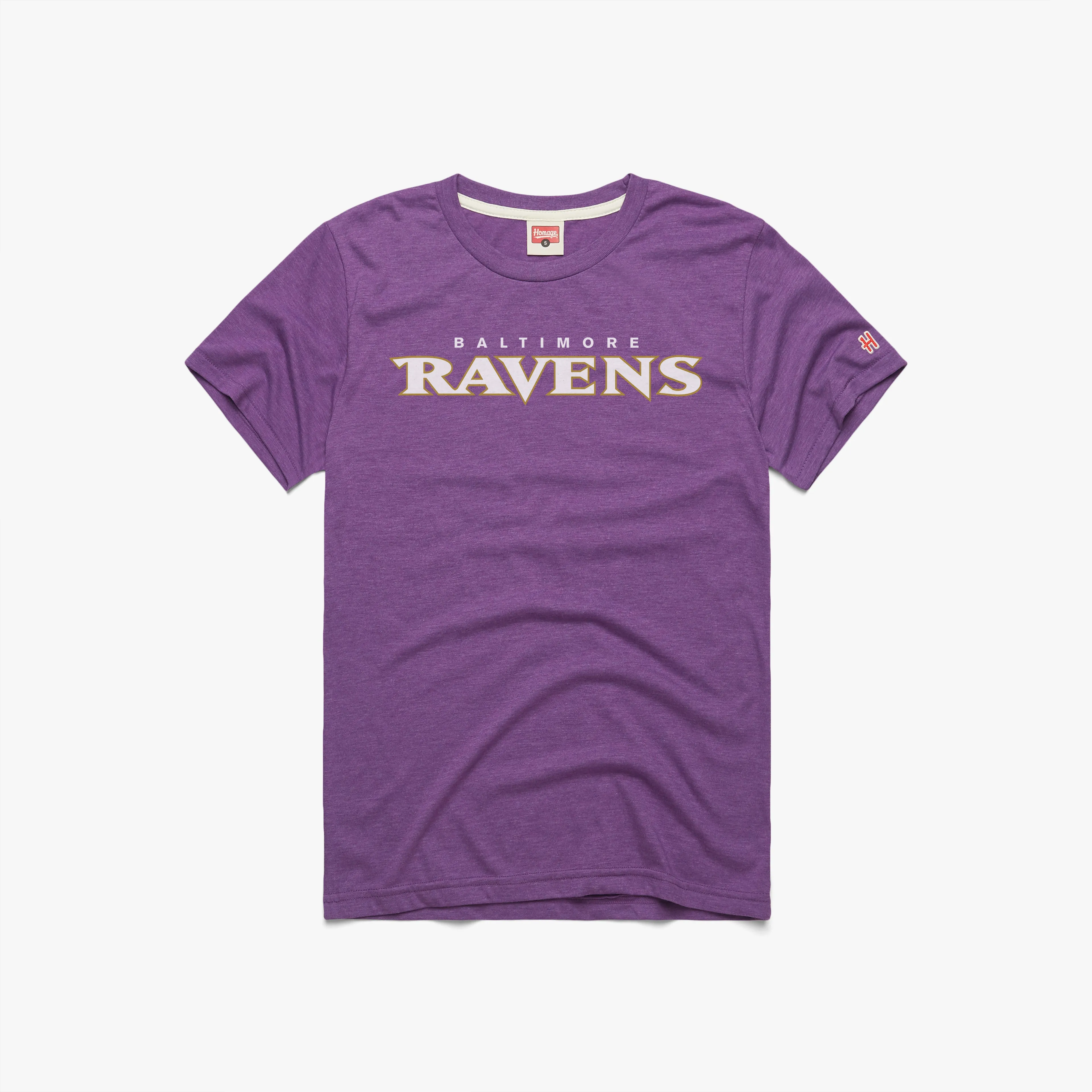 Baltimore Ravens Wordmark '99 T-Shirt ReinforcedNeckline Unisex Core
