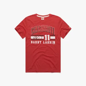 Reds Barry Larkin Signature Jersey Perfect Fit Wear