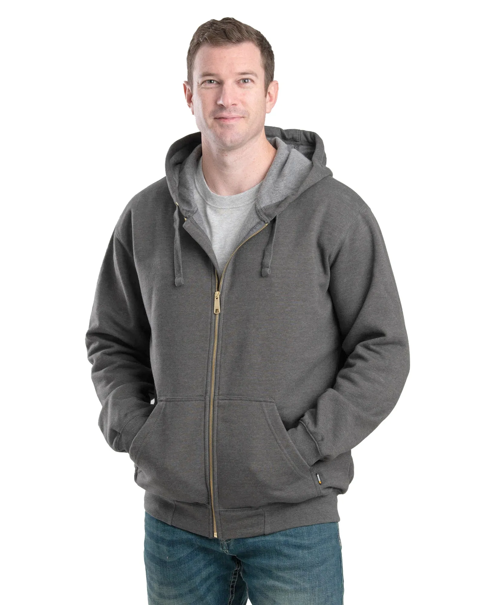 Chambray Grey Iceberg Hooded Sweatshirt