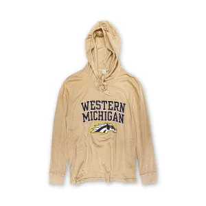 Flannel Western Michigan Bronco Hooded Long Sleeve Tee