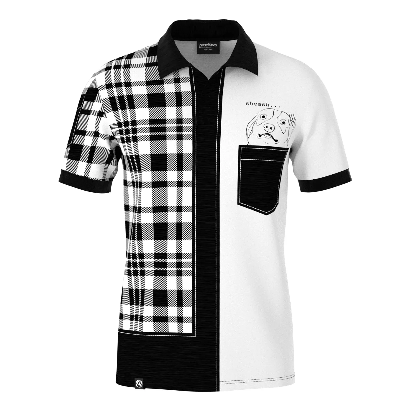 Urban Comfort Relaxed Wear Dog Sheesh Polo Shirt