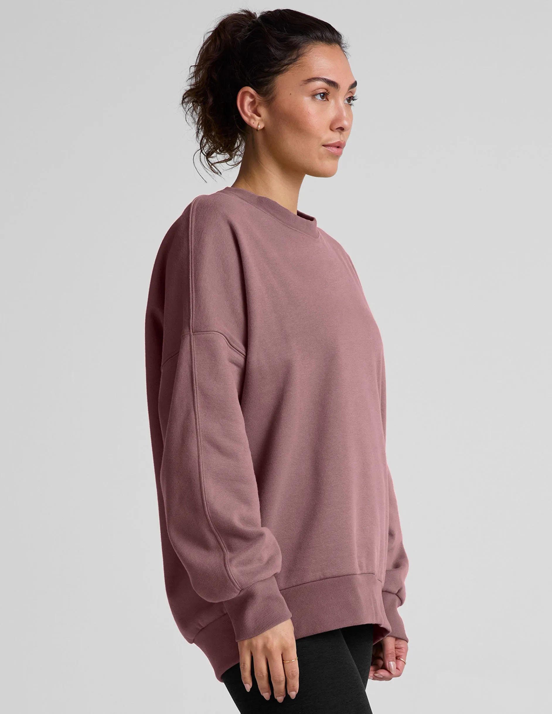 LuxeFleece Oversized Sweatshirt Chill Wearable Minimalist Style
