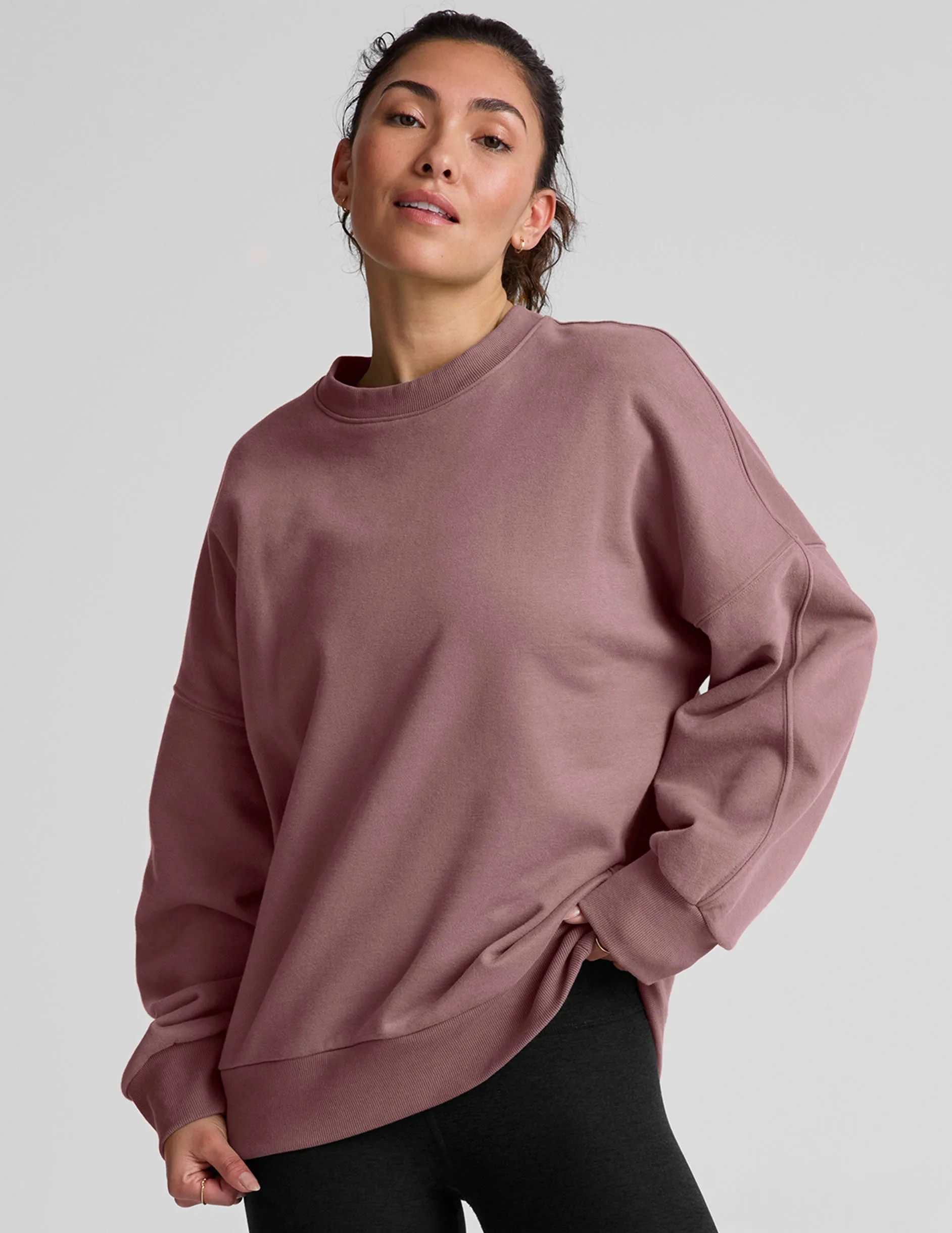 Layered Fit LuxeFleece Oversized Sweatshirt