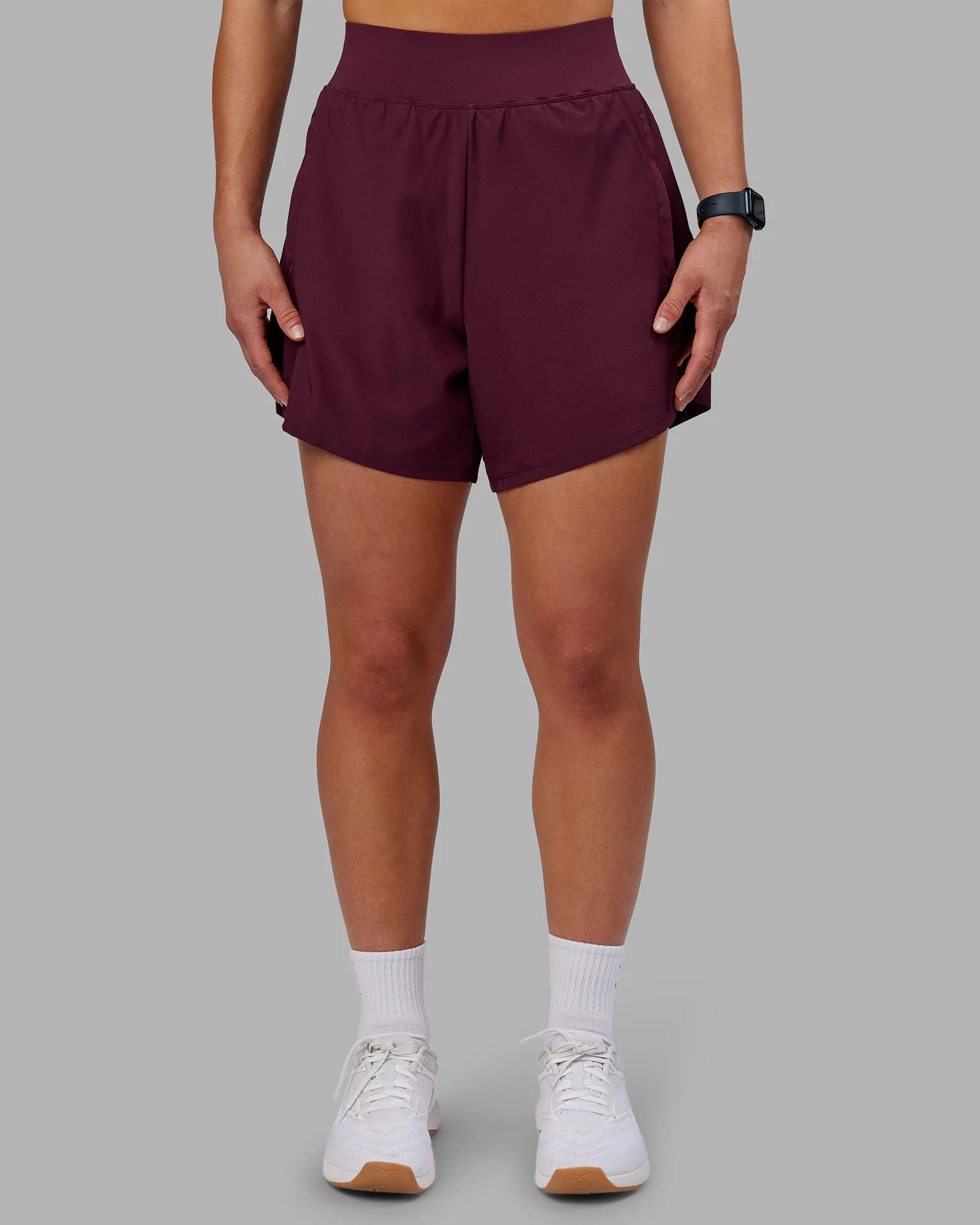 Challenger 5" Lined Performance Short - Cherry Lacquer Valentine's gift Windproof Design