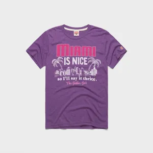 Floral freshness Layered Comfort The Golden Girls Miami Is Nice