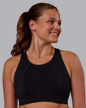 Layering Piece Pilates Ascent Sports Bra - Black