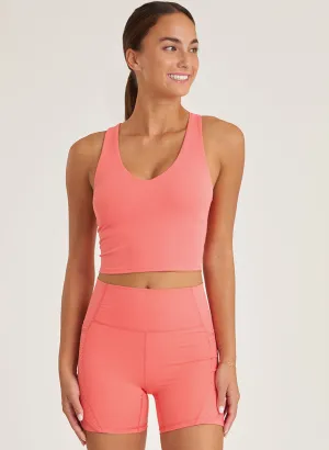 Upper body workouts Tasseled edges Endure Perforated Bra Tank - FINAL SALE