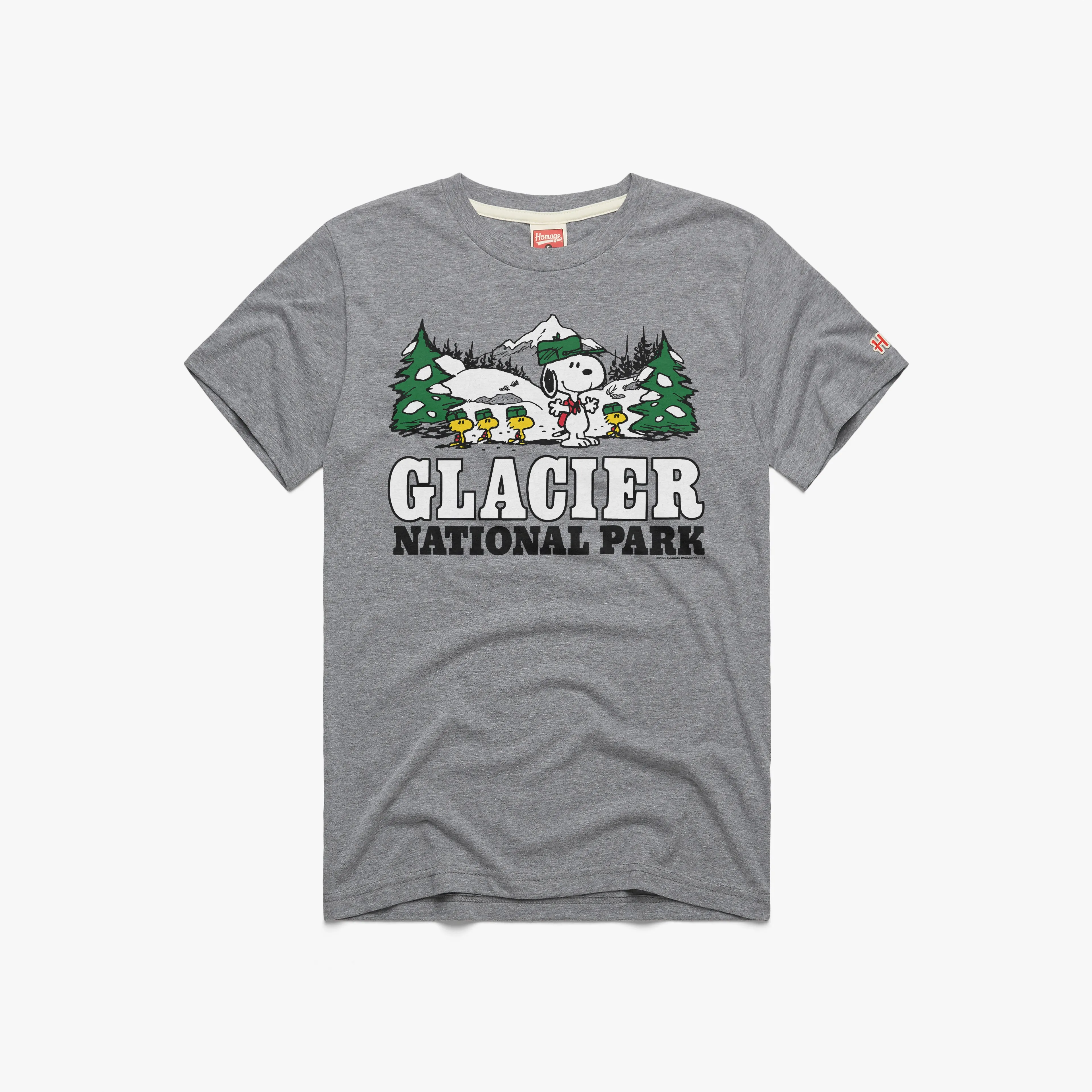 High-End Quality Peanuts Snoopy x Glacier National Park