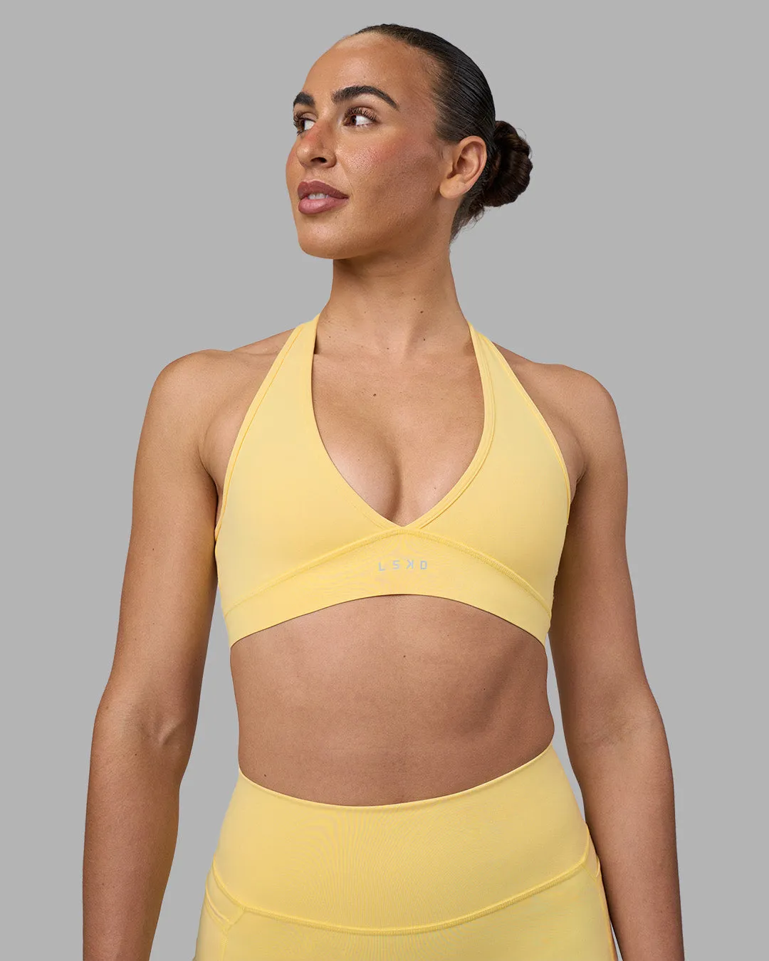 Reinforced stitching seams Stamina Sports Bra - Lemon