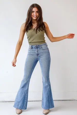 Stella High-Rise Flare Jeans Natural Look