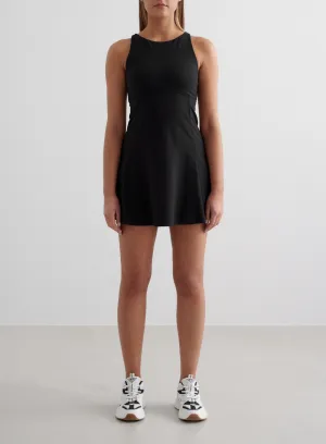 UV Protection Black Sense High Neck Dress
