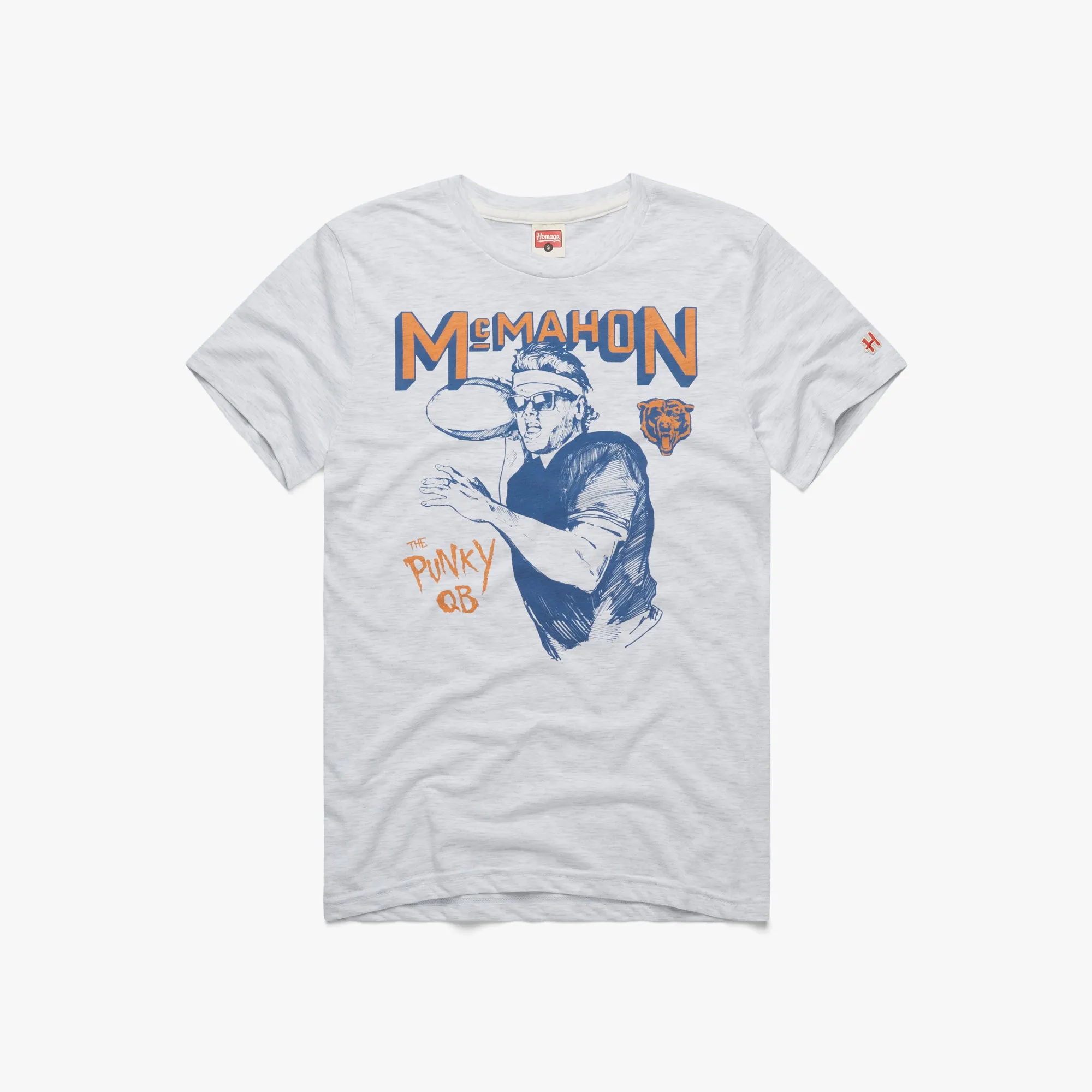Odor Control Finish Roomy Fit Chicago Bears Jim McMahon