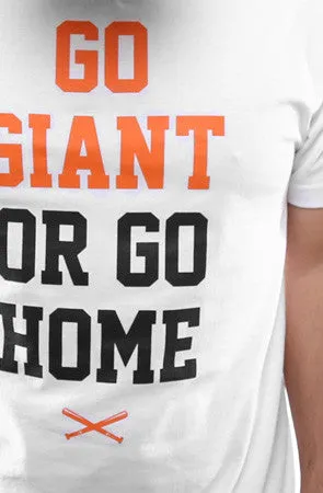 SlimFitDesign Go Giant (Men's White Tee)